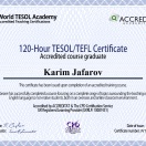 120-Hour TESOL/TEFL Certificate