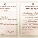Azərbaycan Dillər Universiteti -Bakalavr Diplomu (Fərqlənmə)