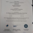 Avropa üzrə keçərlilik sertifikatı