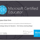 Microsoft Sertifikatlı pedaqoq