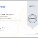 Coursera (Data Analysis with Python)