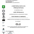 Сертификат о знании итальянского языка на уровне С1