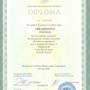 Bachelor's Diploma in the field of Physics