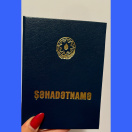 Kompüter kursu (Microsoft Office (word, excel, powerpoint ve access) və internet əsasları (NMR KOMPUTER VƏ İNNOVASİYA MƏRKƏZİ TƏRƏFİNDƏN)) Beynəlxalq layihələrin idarə olunması üzrə sertifikat ICF əsaslı kouçluq sertifikatı (Dünya Kouçlar Federasiyası tər