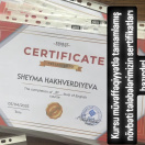 Kursu müvəffəqiyyətlə bitirməyə dair sertifkatım