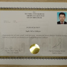 İngilis dili və ədəbiyyatı bakalavr diplomu