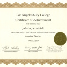 Sertificat Los Anceles