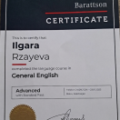 Barattson dil sertifikatı