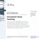 Uncommon Sense Teaching (Coursera Specialization)