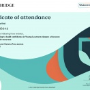 Cambridge assessment & press - Webinar certificate