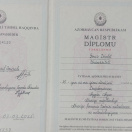 Gence Dovlet Universiteti Magistr