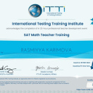 SAT müəllim sertifikartı