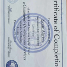 Certificate of Completion