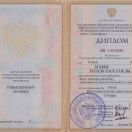 Диплом о квалификации: преподователь игры на инструменте, концертмейстер,