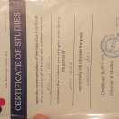Certificate of English Language