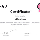 Preply.com Sertifikatı