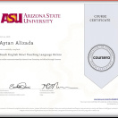 Arizona State University. Teach English Now! Teaching English Online