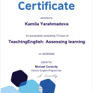 Assessing learning