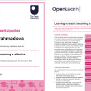 Learning to teach: becoming a reflective practitioner