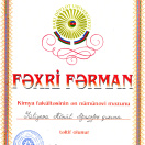 Bakalavr Fəxri Fərman