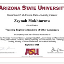 Arizona State University:TESOL