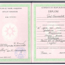 Bachelor diploma