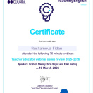 British Council – Müəllimlər üçün təlim sertifikatı